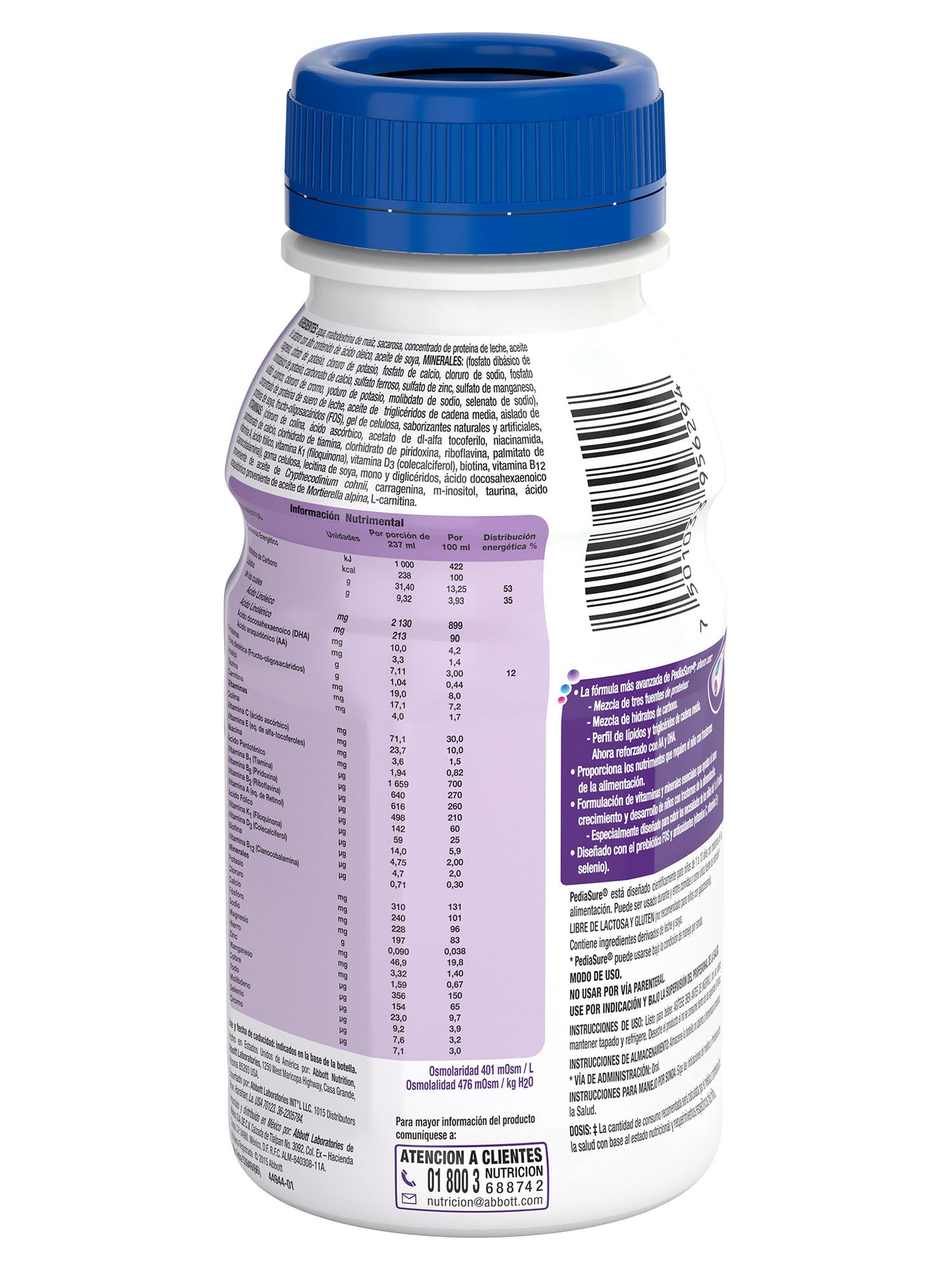 Pediasure 237 ml. Vainilla