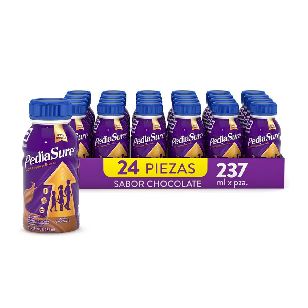 Caja con 24 Pediasure 237 ml. Chocolate